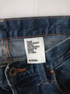 Vând blugi Denim,slim,mărimea 32 32,că și noi , produs de calitate. - imagine 5