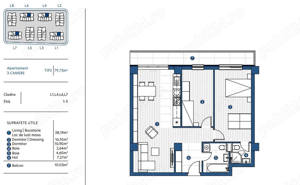 Ap.3 cam Platou Galata, bloc nou finisaje si facilitati premium! - imagine 16