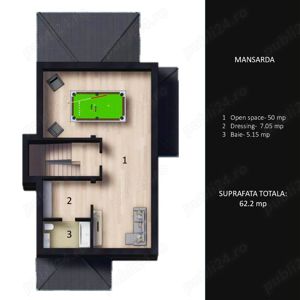 Casă individuală tip mediteranean P + 1E + M Hestia Residence Corbeanca, FINALIZATĂ 2024 - imagine 19