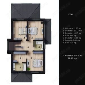 Casă individuală tip mediteranean P + 1E + M Hestia Residence Corbeanca, FINALIZATĂ 2024 - imagine 18