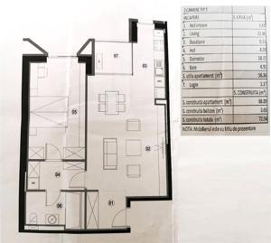 apartament de 2 camere nou , mobilat, utilat lux in ansamblul rezidential “102 The Address”, cu parc - imagine 7