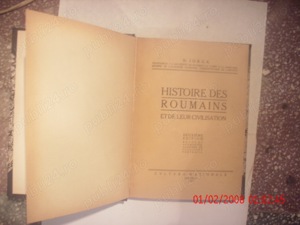 Histoire  des  Roumains  et  de  Leur  Civilisation.