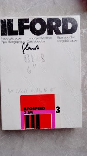 Hartie foto Ilford Ilfospeed 3.1M 12,7x17,8cm