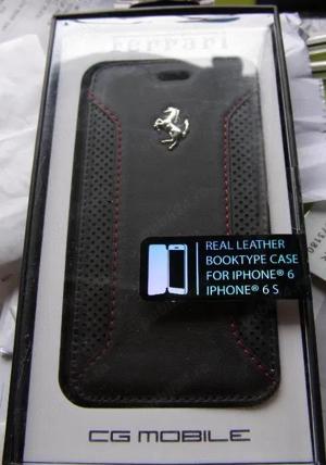 Husa telefon, de piele, noua, sigilata, 13.8 x 6.5 cm Ferrari  schimb
