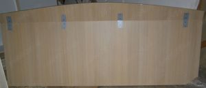 Mobila, canapea, sifonier, rafturi negre, birou cu sertar, raft alb, pat din pal sau schimb - imagine 2