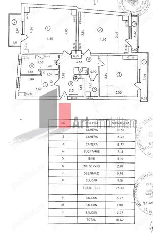 Apartament 3 camere Crangasi - imagine 9