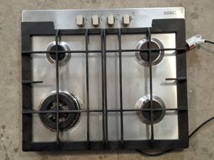 Plita incorporabila gaz Zanussi 4 arzatoare + hota Samsung