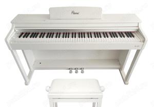 Set Pian Digital Flame B89 WH Alb + Scaun Classic Cantabile
