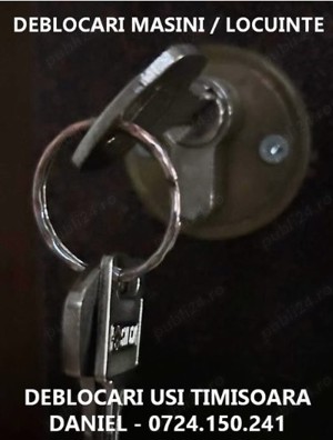Deblocari Usi Auto Masini Lacatus Timisoara Fara Distrugere - imagine 4