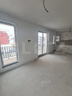 Apartament semifinisat, 2 camere, incalzire in pardoseala, parcare, zona Spartan - imagine 3