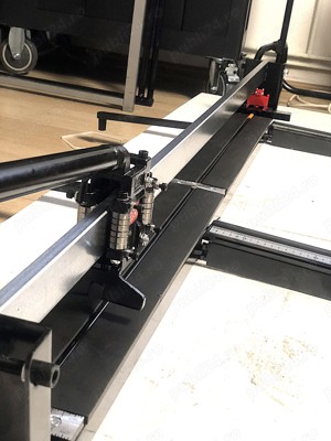 Masina profesionala debitat gresie 1200 mm cu laser!