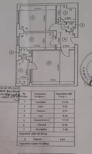 Particular vând apartament 2 camere decomandat 