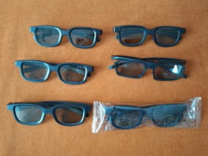 Ochelari 3D pasivi polarizati Master Image pentru cinema , pentru adulți și copii. - imagine 3