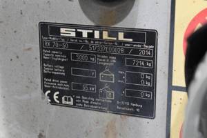 Stivuitoare Still RX 70-50 si H 70-80  de 5 si 8 tone , perfecta stare , ISCIR - imagine 2