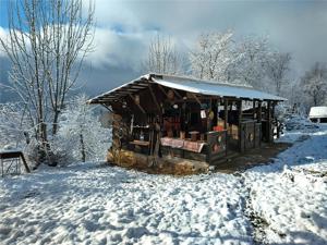 Casa si jumatate de hectar de teren la munte - imagine 3