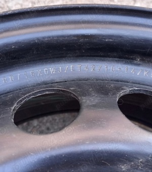 Jante tabla /otel R16, 5x112 vw, mercedes,, seat,audi in stare foarte buna   - imagine 3