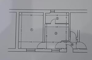 Garsoniera 32mp, cu curte 50mp, zona Metrou Tineretului - imagine 6