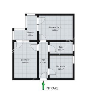 Apartament cu 2 camere decomandate si balcon in zona Tineretului din S - imagine 8