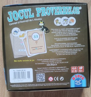 Jocul Proverbelor, pentru copii de peste 8 ani. - imagine 2