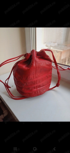 Rusac piele rosu - imagine 2