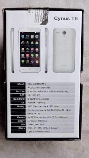 Smartphone Mobistel Cynus T6  - imagine 4