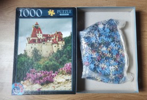Puzzle D-Toys Castelul Bran, 1000 piese - imagine 2