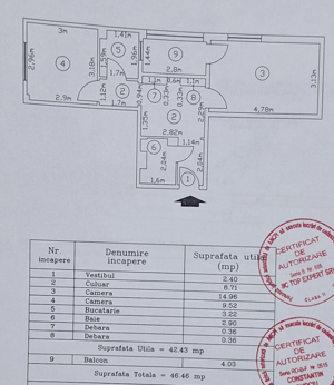 Apartament 2 camere cu hol locuibil Lujerului, Militari - imagine 11