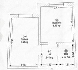 Apartament cu 1 camera decomandat in zona Buziasului  - imagine 2