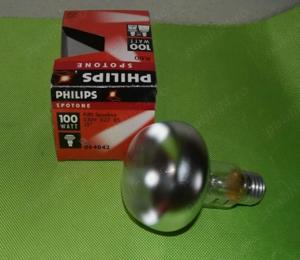 Becuri Philips spotone reflector R80, 100W, E27, 230V, 25 grade 