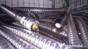 Furtun dus cu filet exterior de 3 8" si piulita de 1 2", lungime 160cm - imagine 2