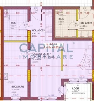 Comision 0%! Apartament 1 camera, finisat, Floresti, zona LIDL - imagine 2