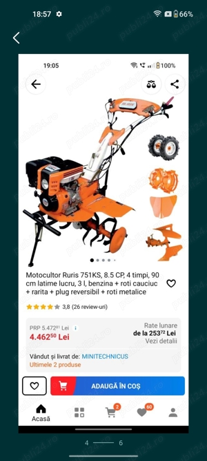 Motocultor Ruris 751kS - imagine 4