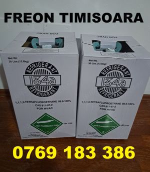 Freon r134a cu butelie inclusa de 13.6 kg  - imagine 2