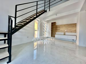 Apartament tip penthouse, bucatarie inchisa, mobilat, situat in Giroc