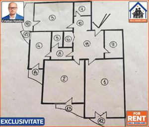 Apartament 3 camere, renovat, la prima inchiriere | Bd Unirii 57 - imagine 13