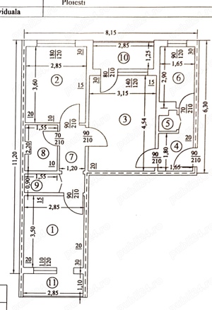 Apartament 3 camere Malu Roșu  - imagine 2