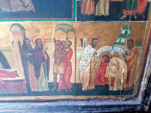 Vând icoană veche rusească  - imagine 3