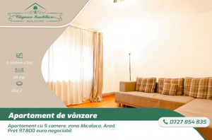 Apartament cu 5 Camere, Zona Micalaca, Arad.