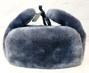 caciula ruseasca blana si piele naturala marimea 55cm sau S demo