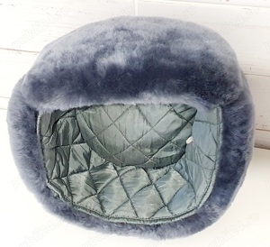 caciula ruseasca blana si piele naturala marimea 55cm sau S demo - imagine 5