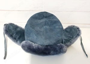 caciula ruseasca blana si piele naturala marimea 55cm sau S demo - imagine 4