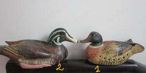  cadou rar Rata mandarina vintage sculptura lemn colectie Taiwan 1960