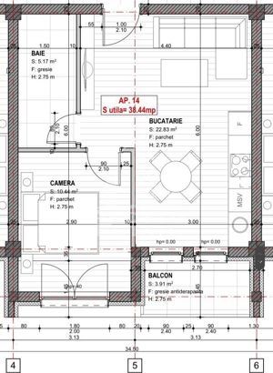 Apartament cu 2 camere, etaj intermediar, zona benzinariei Eso - imagine 7