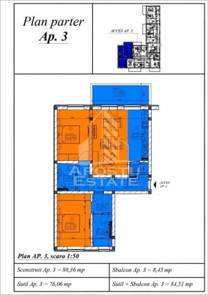 Apartamente cu 3 camere, complex nou, zona Plopi - imagine 7