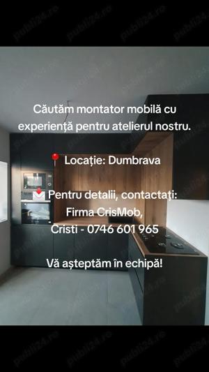 Căutăm montator mobilă la comandă 