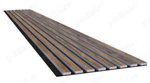 Panouri acustice  - lamele MDF, M LAN 063 , 280 x 35 x 1,4 cm - imagine 3