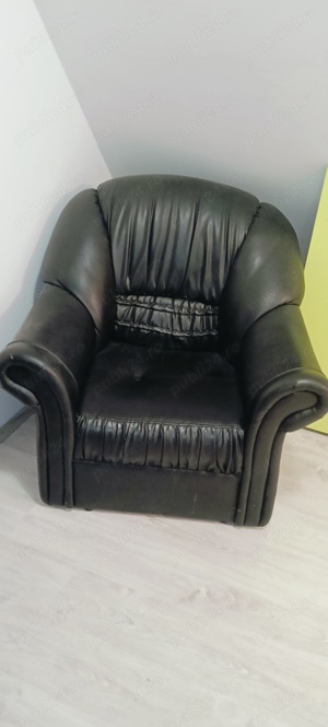 Vand 2buc fotoliu piele ecologica