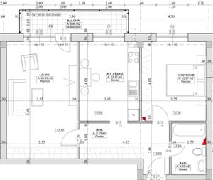 Ocazie! Apartament decomandat, 2 camere, 60 mp utili, Finisat - imagine 8