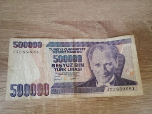 Bacnota turceasca 500.000 lire
