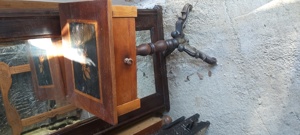 Masa cu sertar antica vintage retro - imagine 3